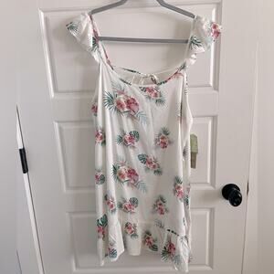NWT Salty Lemon Women's Floral Swim Beach Coverup Dress | Large